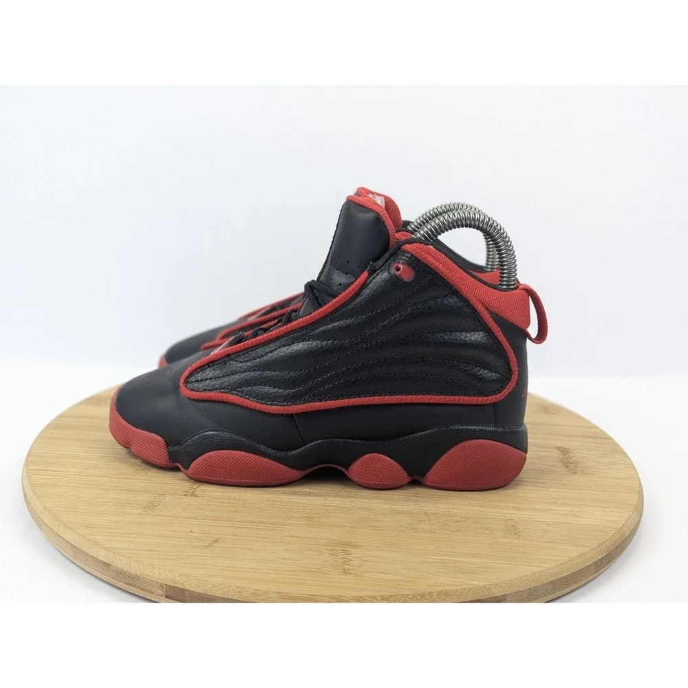 Jordan Shoes Kids Boys Size 1.5 Pro Strong Black Red Sneakers PS Kids Basketball